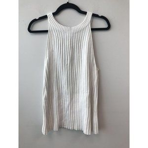 Anthropologie Size 1X Cotton/Rayon Cream Halter